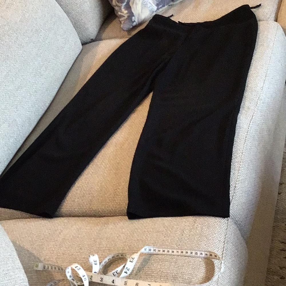 Banana Republic wide leg black pants, size 8